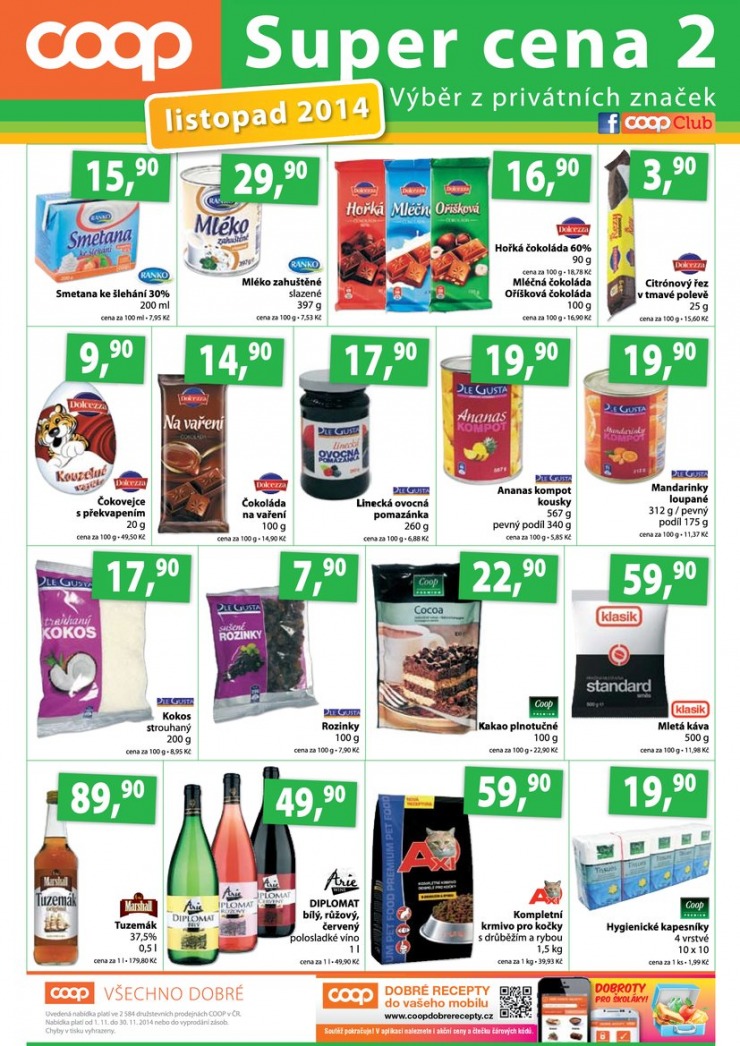 leták COOP Terno od 19.11.2014 strana 1 leták COOP Terno od 19.11.2014 strana 1