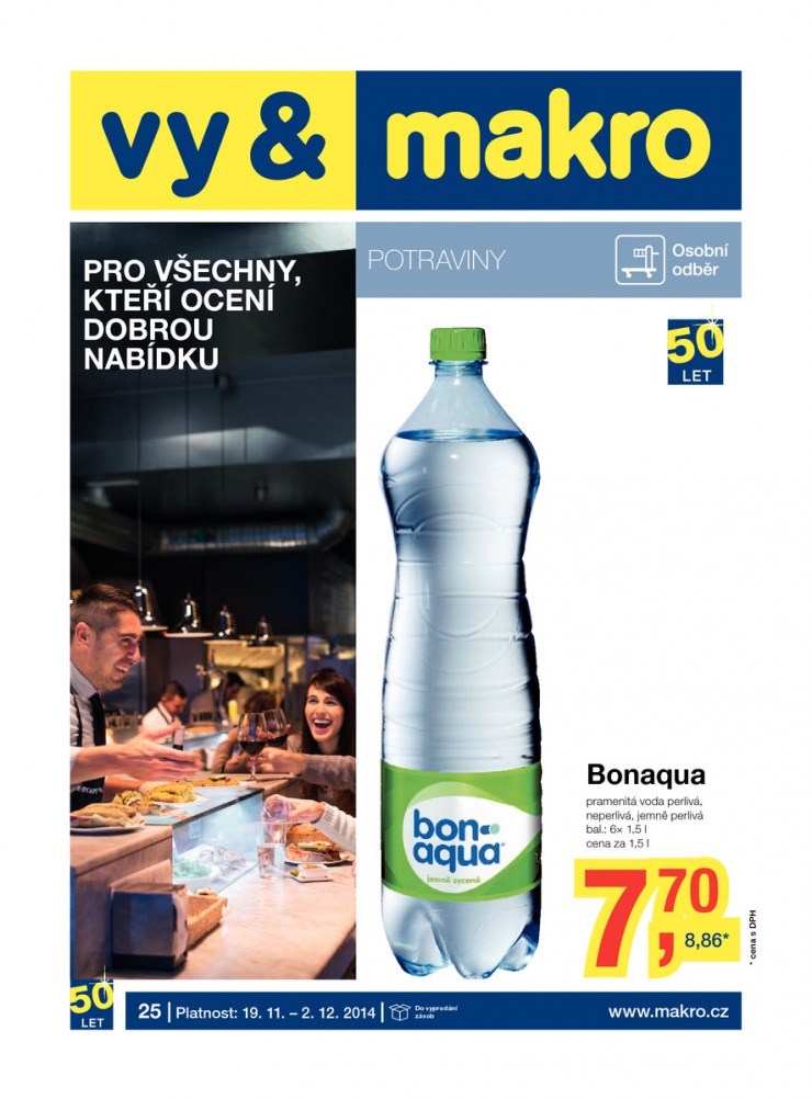 letk Makro Potraviny od 19.11.2014 strana 1