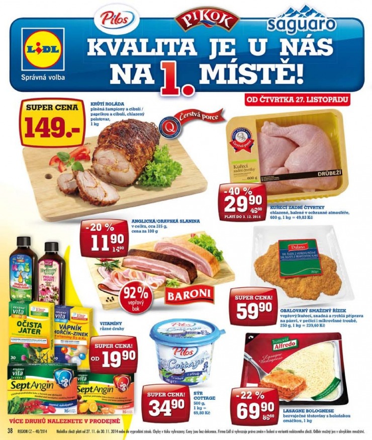 let�k Lidl Ak�n� nab�dka od 24.11.2014 strana 1