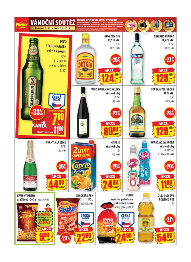 let�k Penny Aktu�ln� nab�dka od 24.11.2014 strana 1