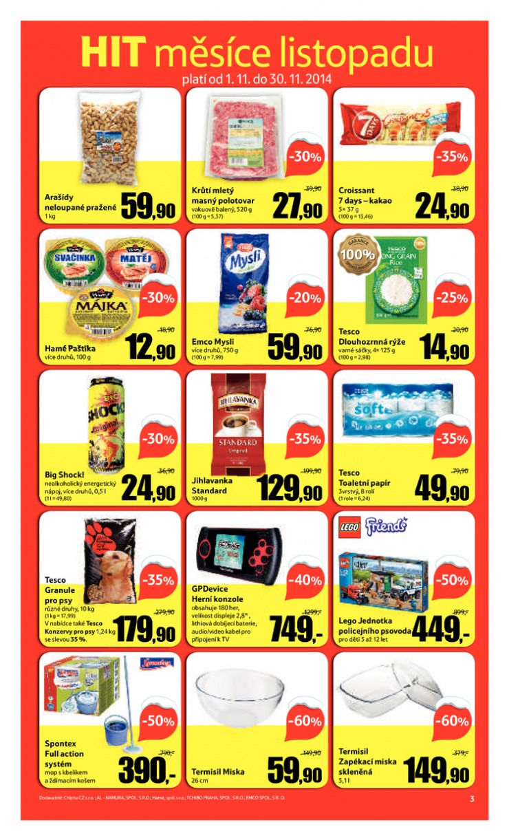 leták Tesco velké hypermarkety od 26.11.2014 strana 1 leták Tesco velké hypermarkety od 26.11.2014 strana 1