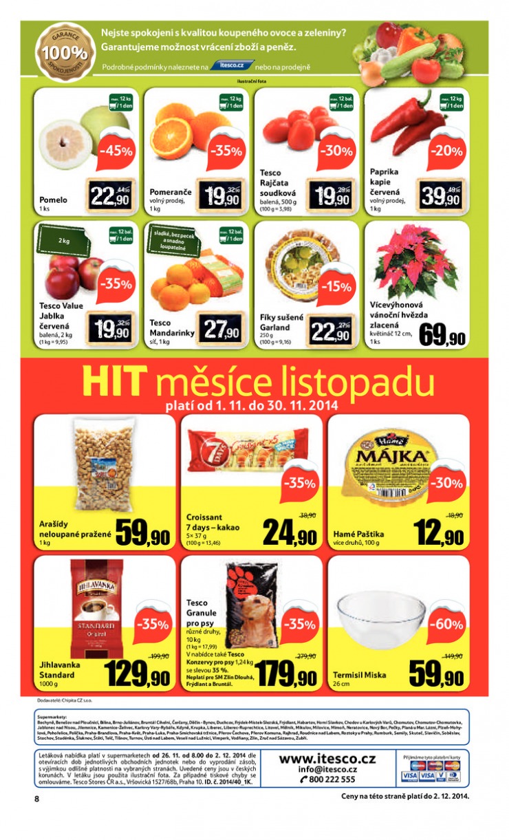 leták Tesco supermarkety od 26.11.2014 strana 1 leták Tesco supermarkety od 26.11.2014 strana 1