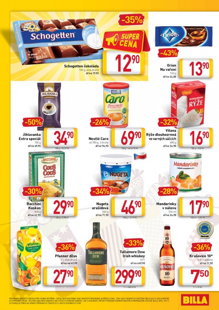 leták Billa speciální od 24.11.2014 strana 1 leták Billa speciální od 24.11.2014 strana 1