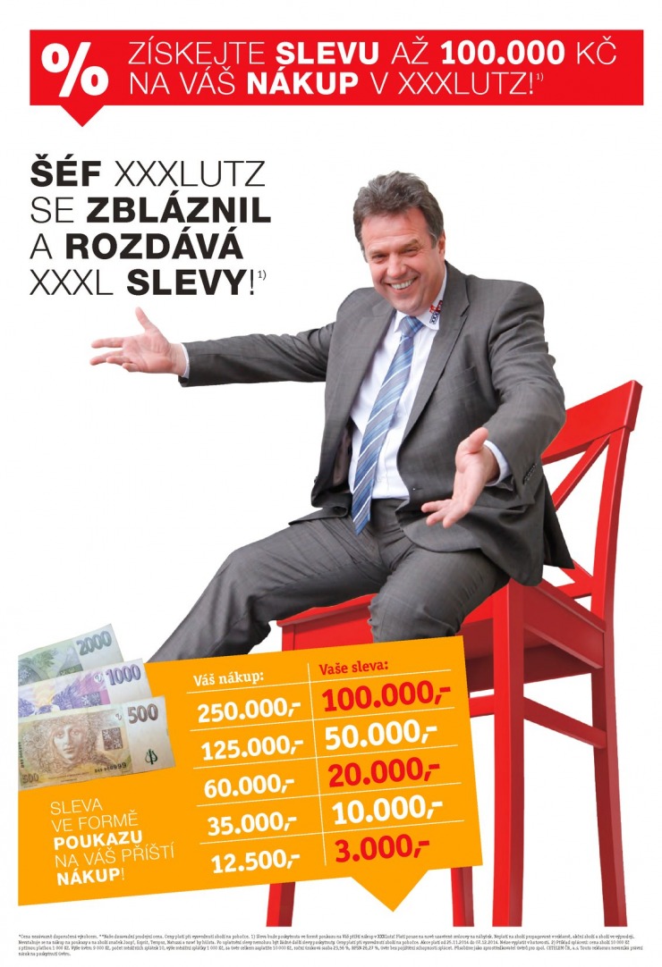 leták XXXLutz Aktuální prospekt od 24.11.2014 strana 1 leták XXXLutz Aktuální prospekt od 24.11.2014 strana 1