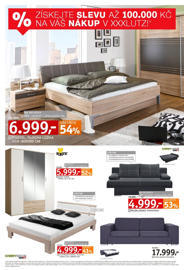 let�k XXXLutz Aktu�ln� prospekt od 24.11.2014 strana 1