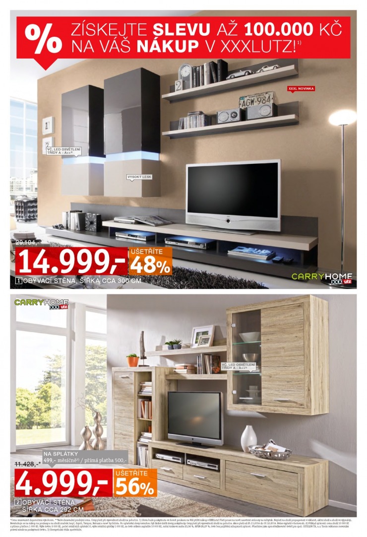 let�k XXXLutz Aktu�ln� prospekt od 24.11.2014 strana 1