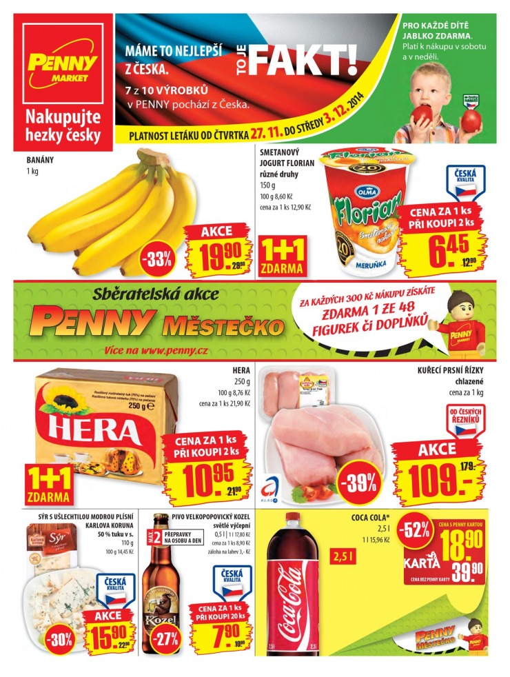 leták Penny Aktuální nabídka od 27.11.2014 strana 1 leták Penny Aktuální nabídka od 27.11.2014 strana 1