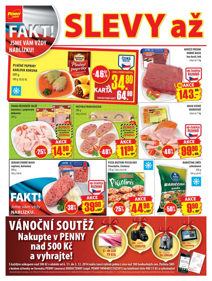 leták Penny Aktuální nabídka od 27.11.2014 strana 1 leták Penny Aktuální nabídka od 27.11.2014 strana 1