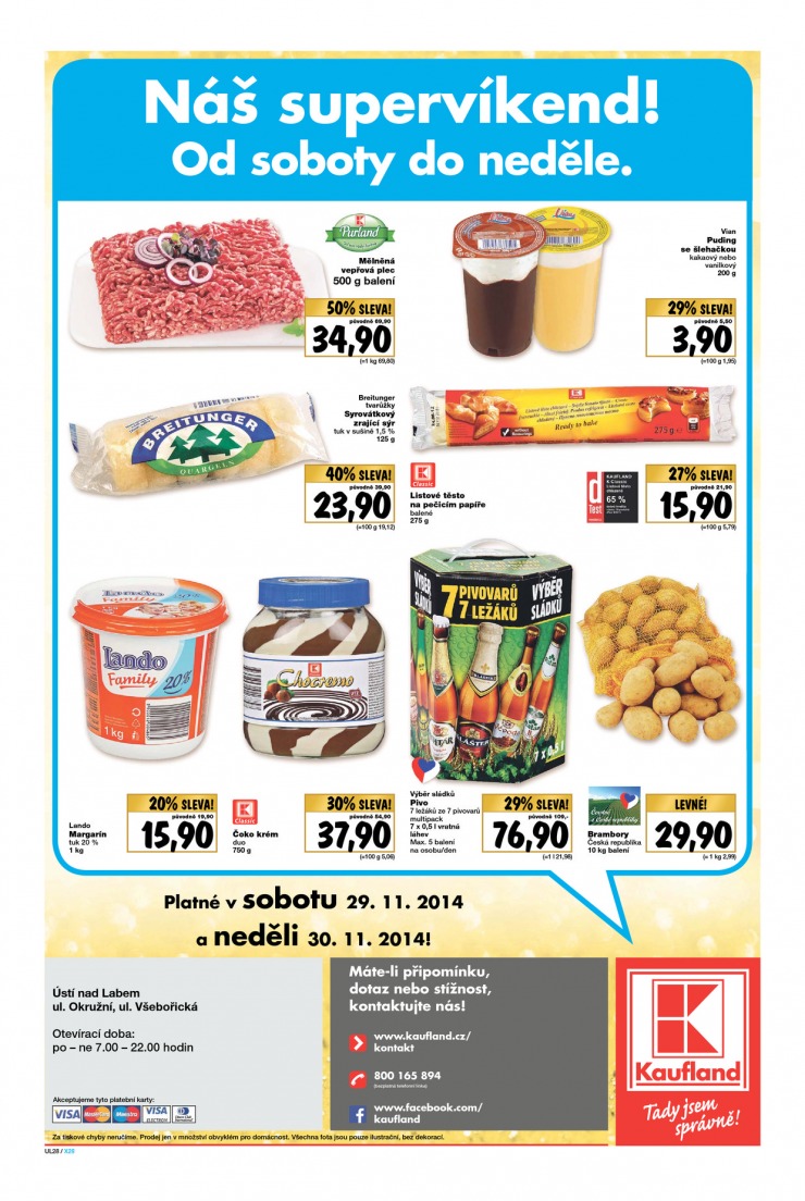 letk Kaufland Aktuln nabdka od 27.11.2014 strana 1