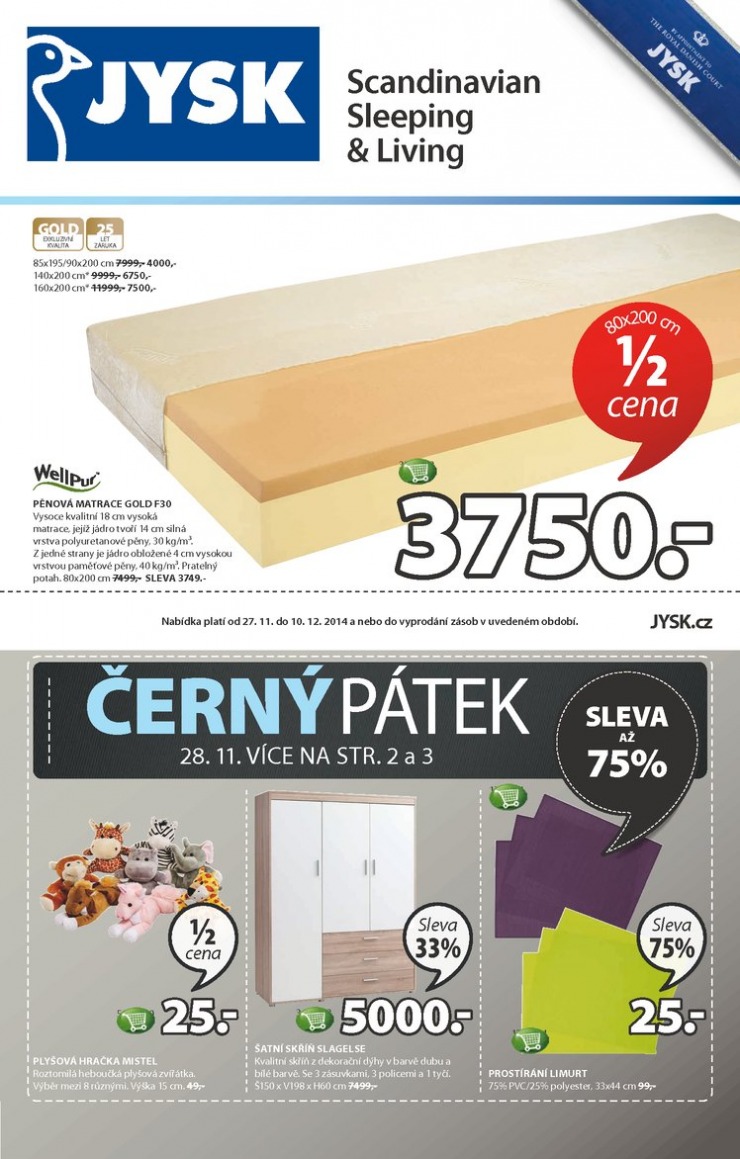 letk Jysk Nabdka tdne od 27.11.2014 strana 1