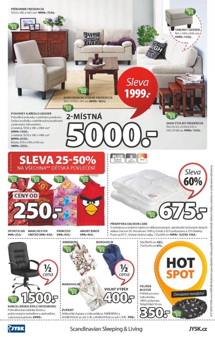 leták Jysk Nabídka týdne od 27.11.2014 strana 1 leták Jysk Nabídka týdne od 27.11.2014 strana 1