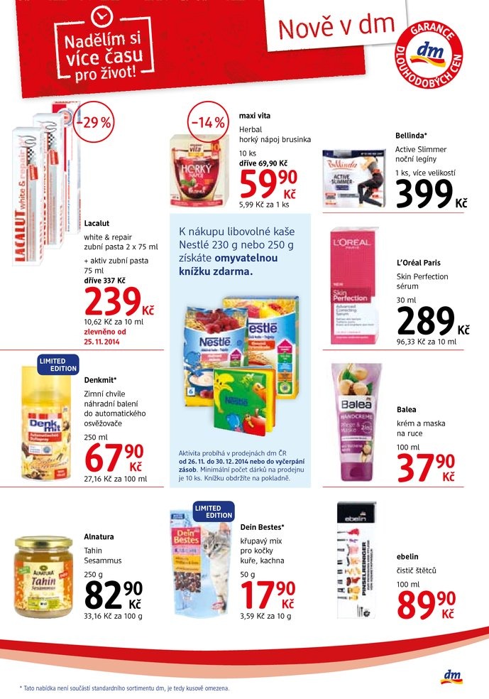 leták DM drogerie Journal 2 od 26.11.2014 strana 1 leták DM drogerie Journal 2 od 26.11.2014 strana 1