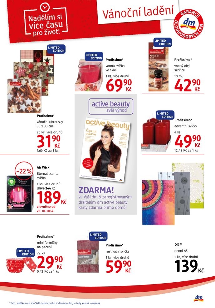 leták DM drogerie Journal od 26.11.2014 strana 1 leták DM drogerie Journal od 26.11.2014 strana 1