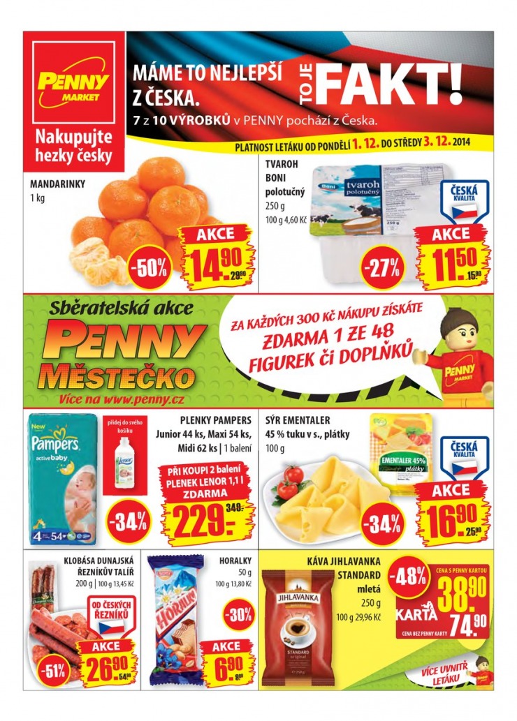 leták Penny Aktuální nabídka od 1.12.2014 strana 1 leták Penny Aktuální nabídka od 1.12.2014 strana 1