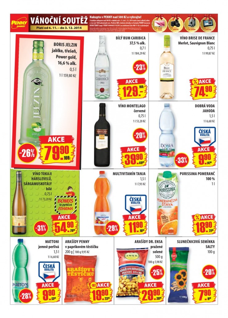 let�k Penny Aktu�ln� nab�dka od 1.12.2014 strana 1