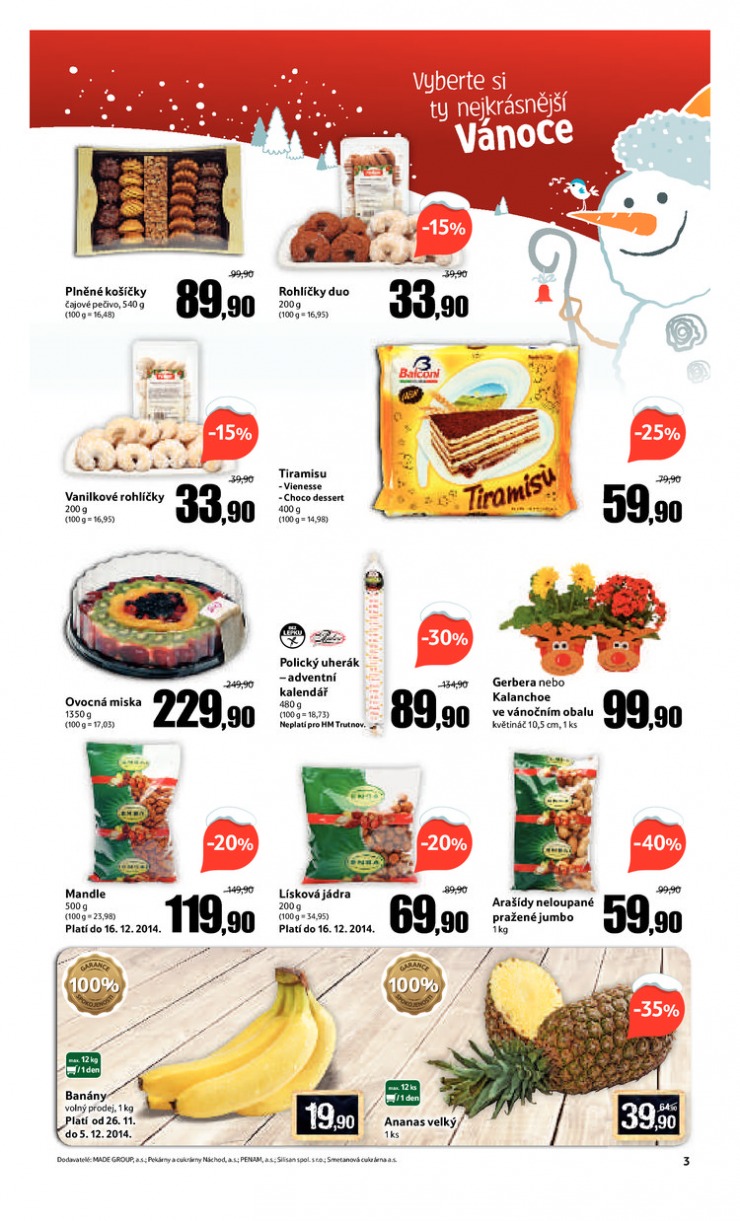 leták Tesco velké hypermarkety od 3.12.2014 strana 1 leták Tesco velké hypermarkety od 3.12.2014 strana 1
