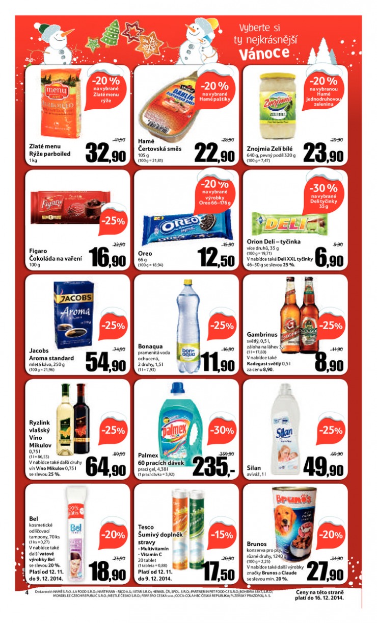 leták Tesco supermarkety od 3.12.2014 strana 1 leták Tesco supermarkety od 3.12.2014 strana 1