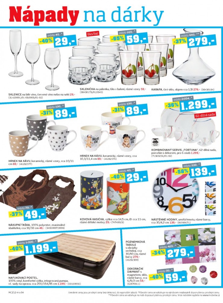 let�k Mobelix Aktu�ln� prospekt od 1.12.2014 strana 1