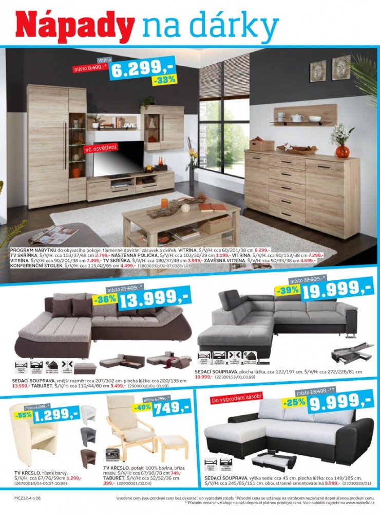 let�k Mobelix Aktu�ln� prospekt od 1.12.2014 strana 1