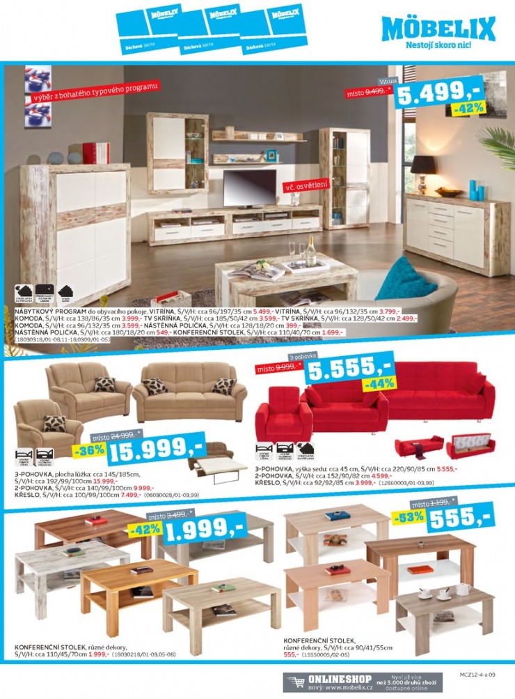 let�k Mobelix Aktu�ln� prospekt od 1.12.2014 strana 1