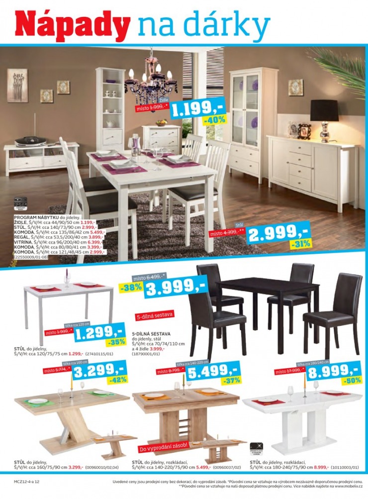 let�k Mobelix Aktu�ln� prospekt od 1.12.2014 strana 1