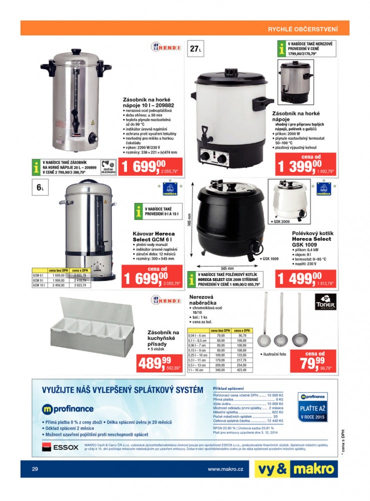 leták Makro Rychlé občerstvení od 3.12.2014 strana 1 leták Makro Rychlé občerstvení od 3.12.2014 strana 1