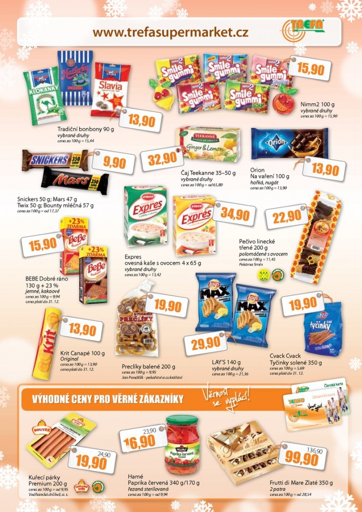 leták COOP Trefa od 3.12.2014 strana 1 leták COOP Trefa od 3.12.2014 strana 1