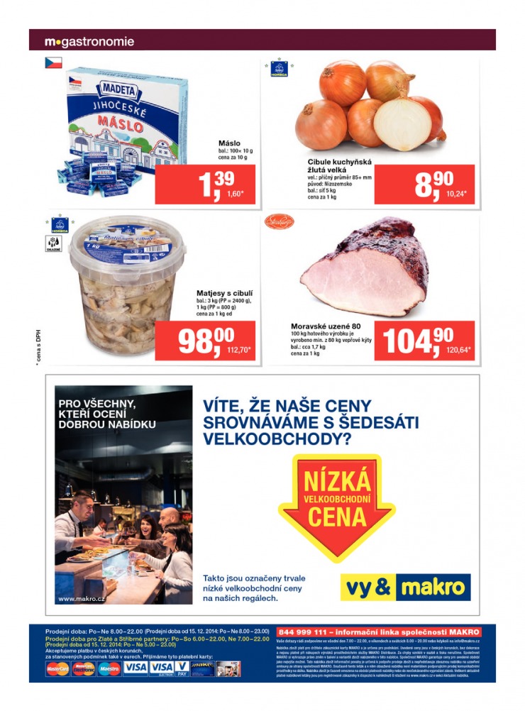 leták Makro Gastronomie čerstvé od 3.12.2014 strana 1 leták Makro Gastronomie čerstvé od 3.12.2014 strana 1