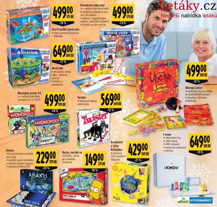 leták Albert Hypermarket - Dárky leták strana 1 leták Albert Hypermarket - Dárky leták strana 1
