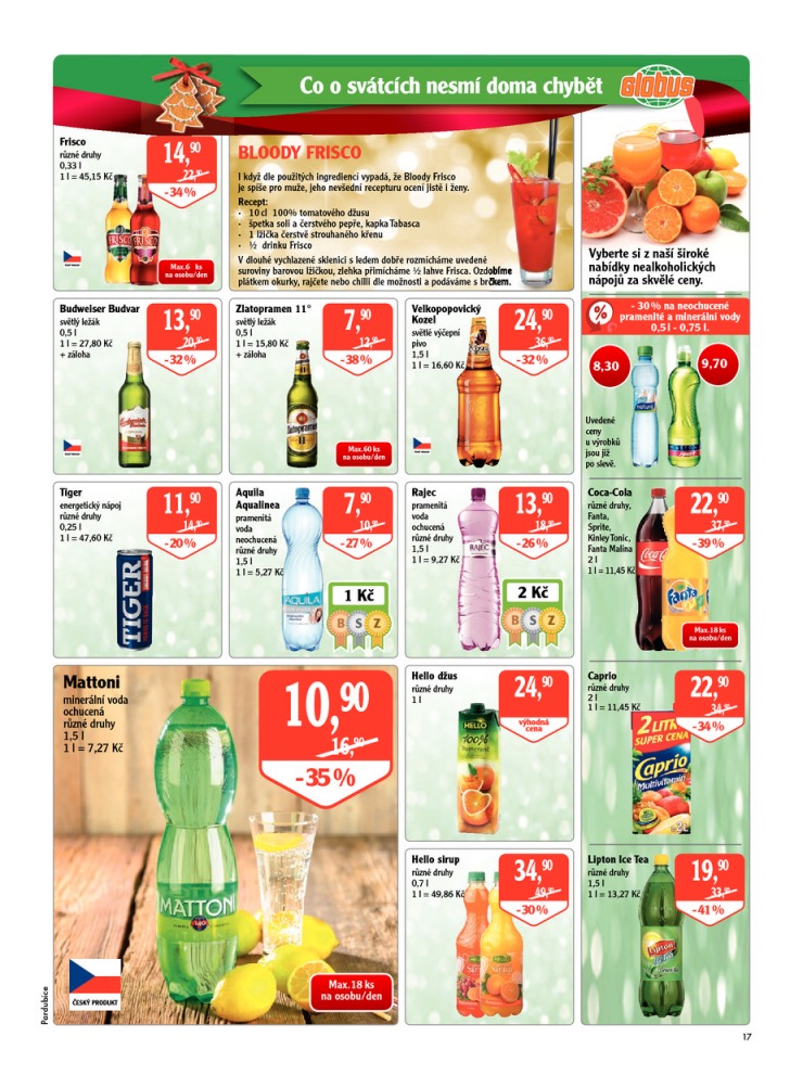 leták Globus Naše noviny od 4.12.2014 strana 1 leták Globus Naše noviny od 4.12.2014 strana 1