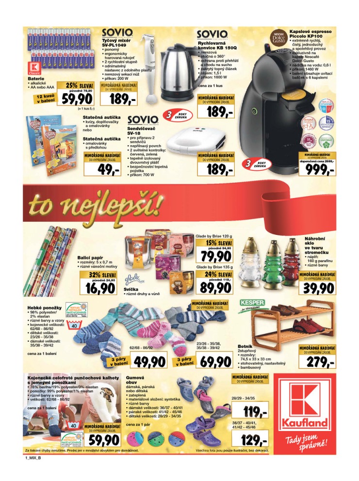 let�k Kaufland Aktu�ln� nab�dka od 4.12.2014 strana 1