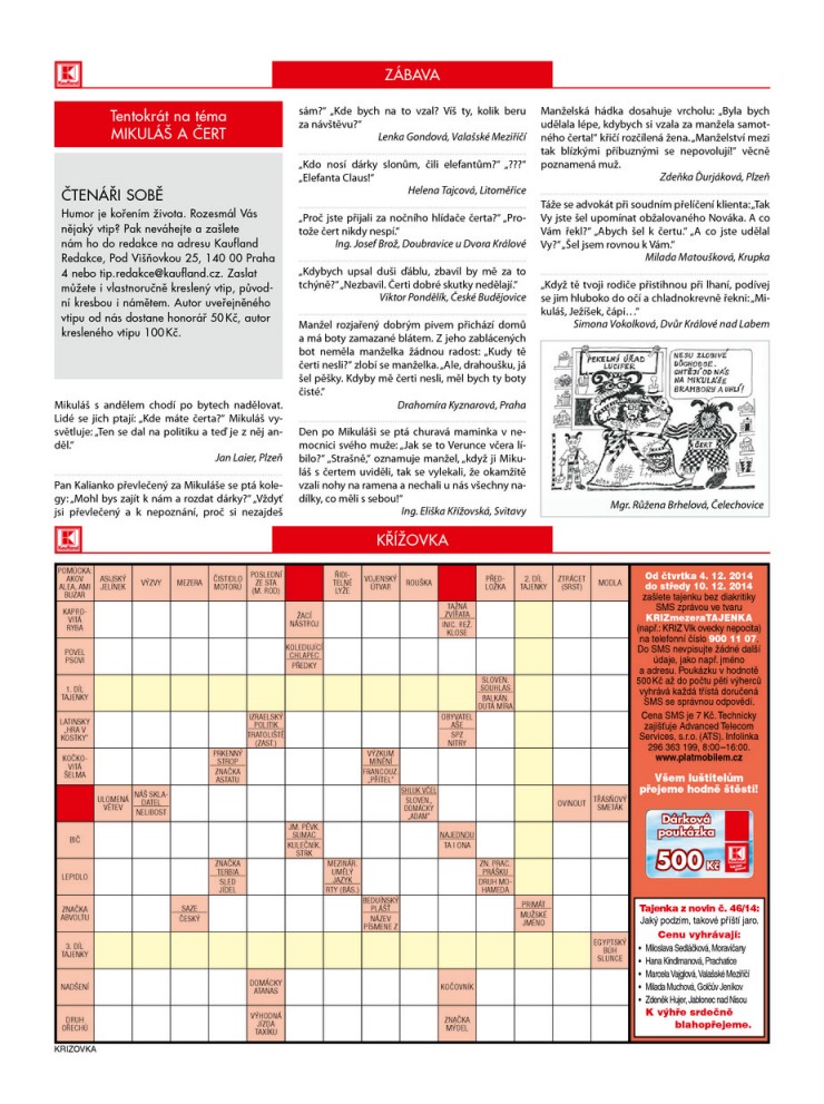 letk Kaufland Aktuln nabdka od 4.12.2014 strana 1