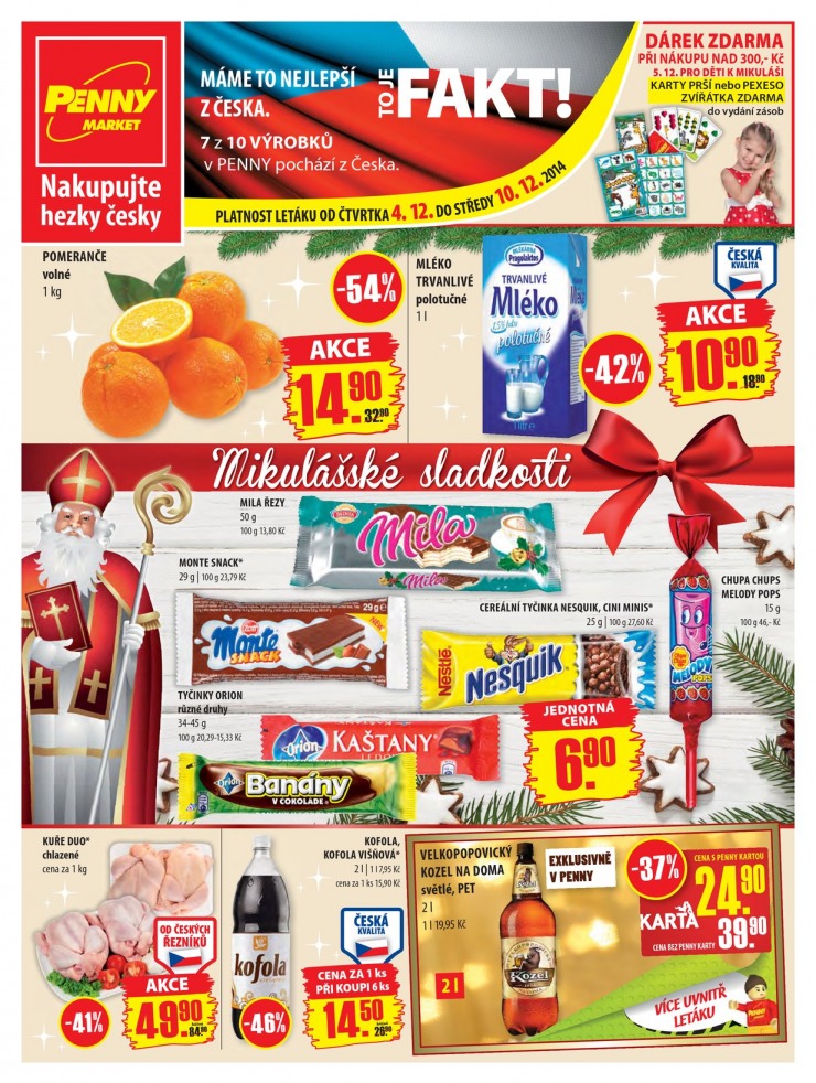 leták Penny Aktuální nabídka od 4.12.2014 strana 1 leták Penny Aktuální nabídka od 4.12.2014 strana 1