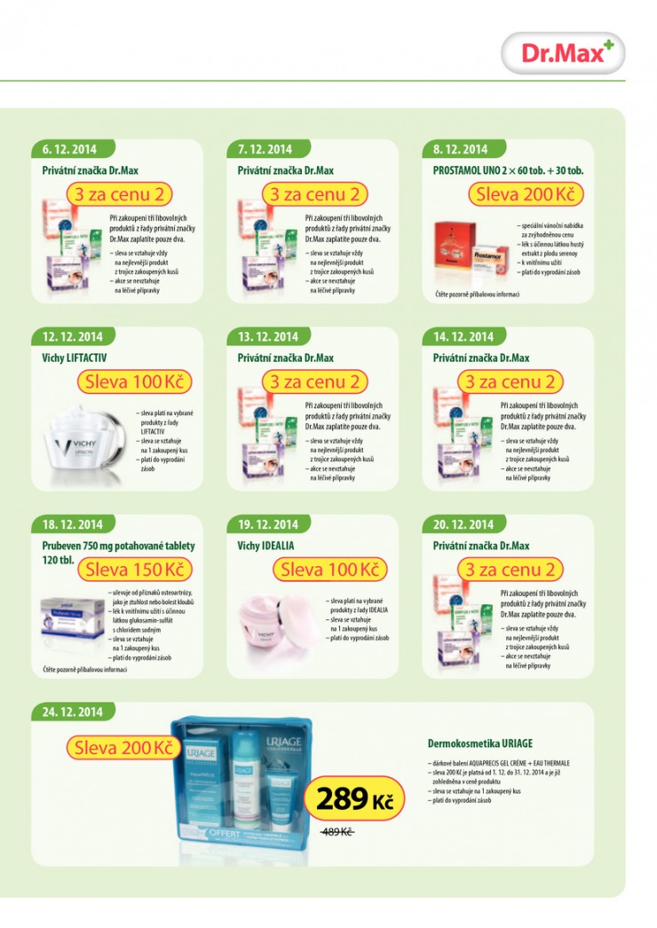 leták Dr. Max lékárna Aktuální leták od 3.12.2014 strana 1 leták Dr. Max lékárna Aktuální leták od 3.12.2014 strana 1