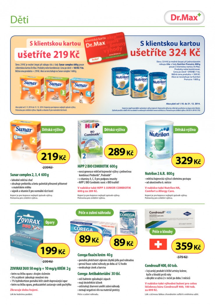 leták Dr. Max lékárna Aktuální leták od 3.12.2014 strana 1 leták Dr. Max lékárna Aktuální leták od 3.12.2014 strana 1