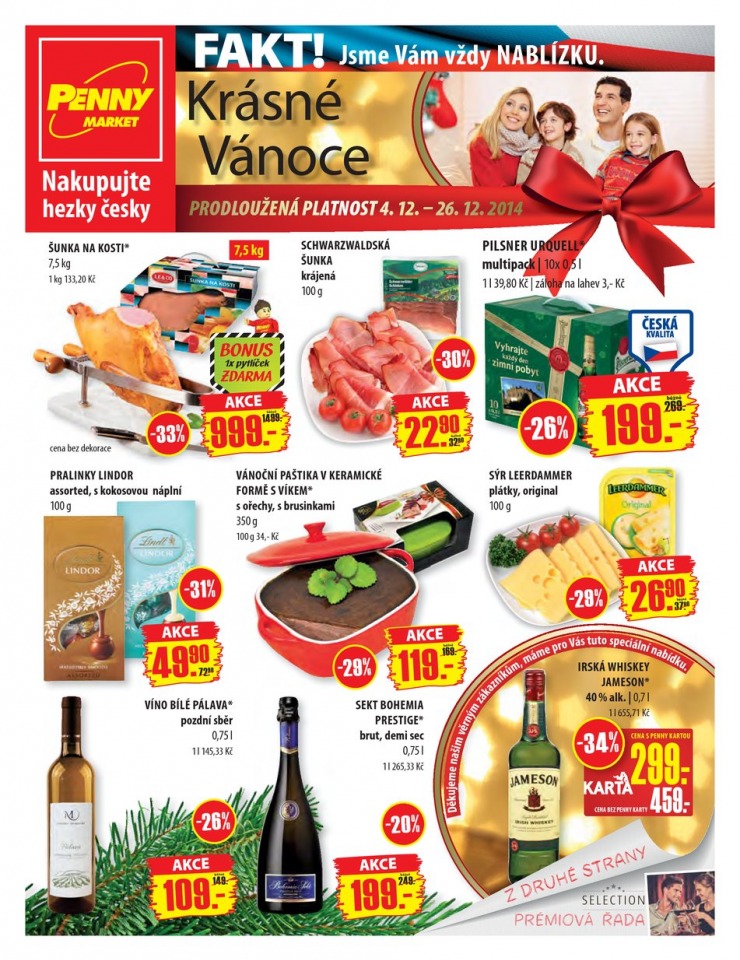 leták Penny Vánoce od 4.12.2014 strana 1 leták Penny Vánoce od 4.12.2014 strana 1