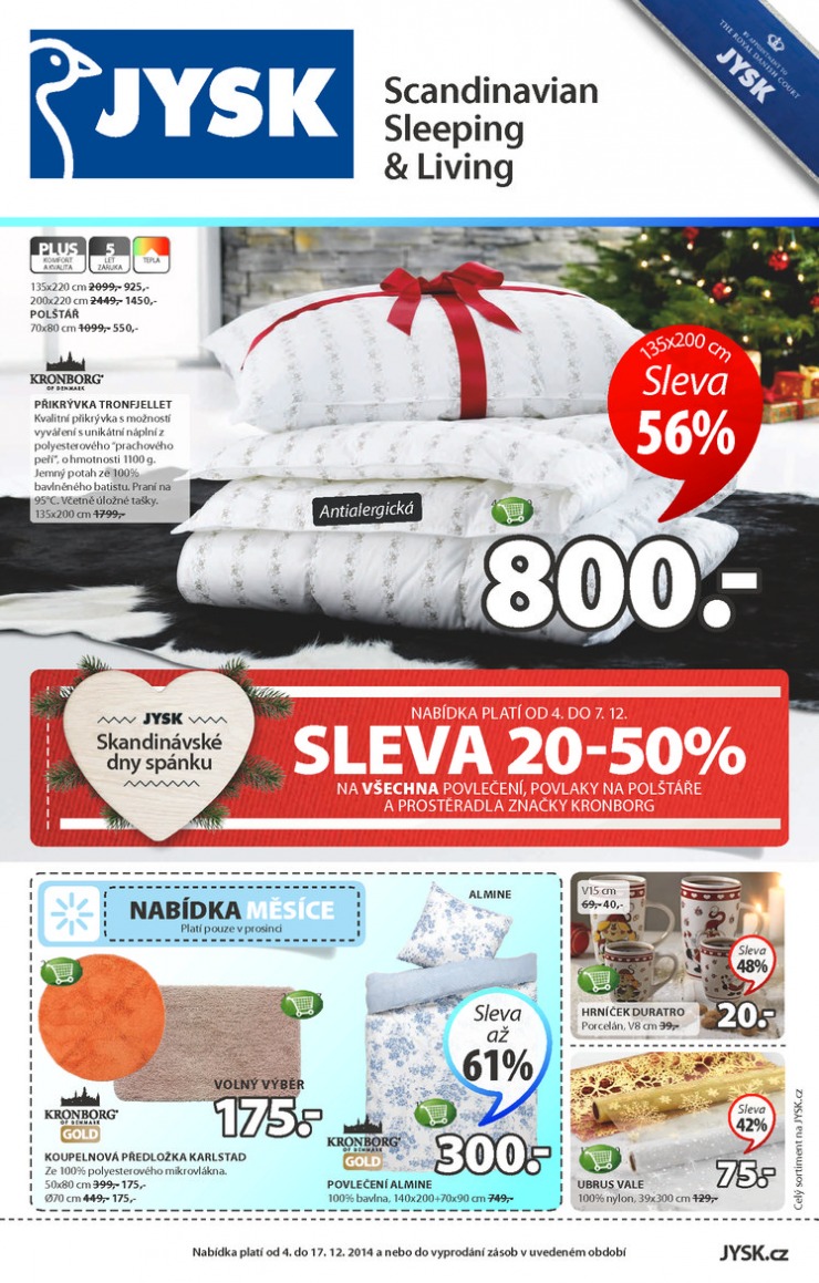 letk Jysk Nabdka tdne od 4.12.2014 strana 1