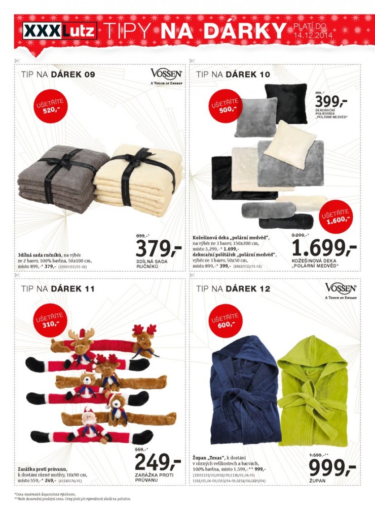let�k XXXLutz Aktu�ln� prospekt od 1.12.2014 strana 1