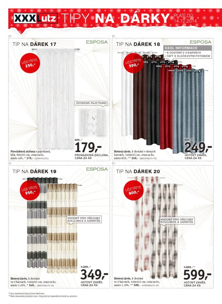 let�k XXXLutz Aktu�ln� prospekt od 1.12.2014 strana 1