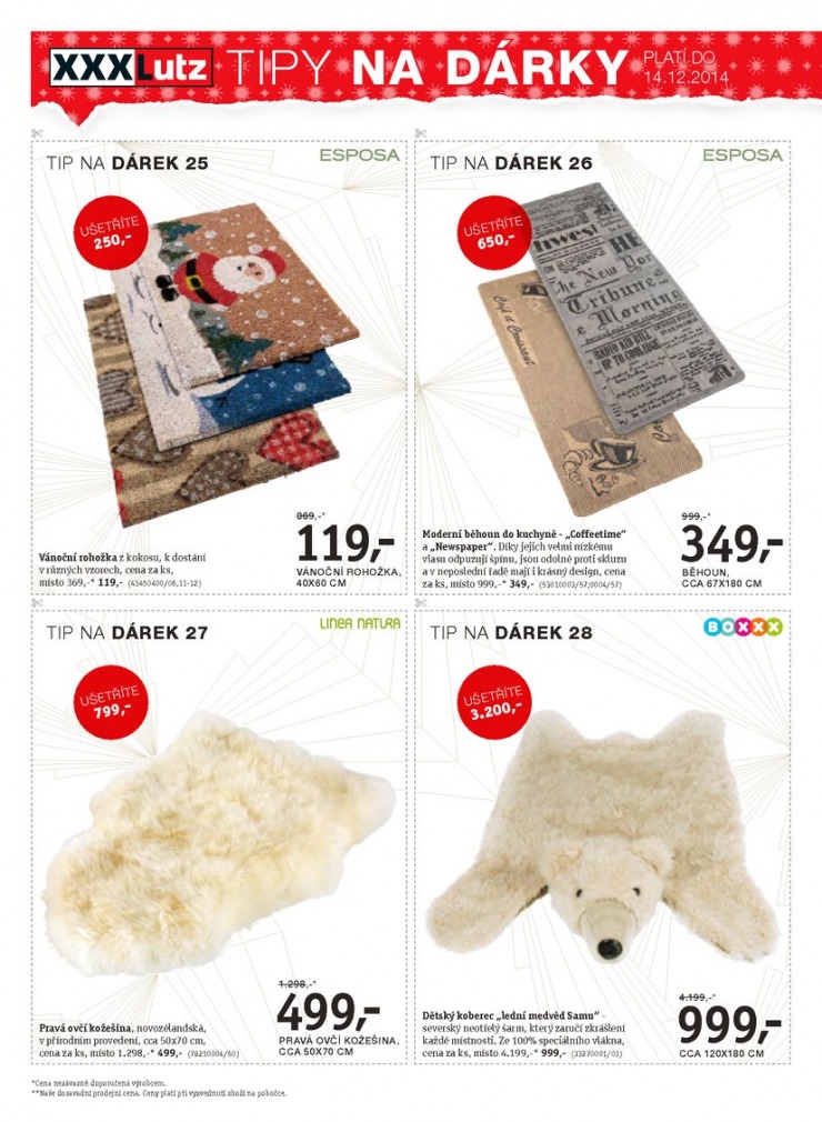 let�k XXXLutz Aktu�ln� prospekt od 1.12.2014 strana 1