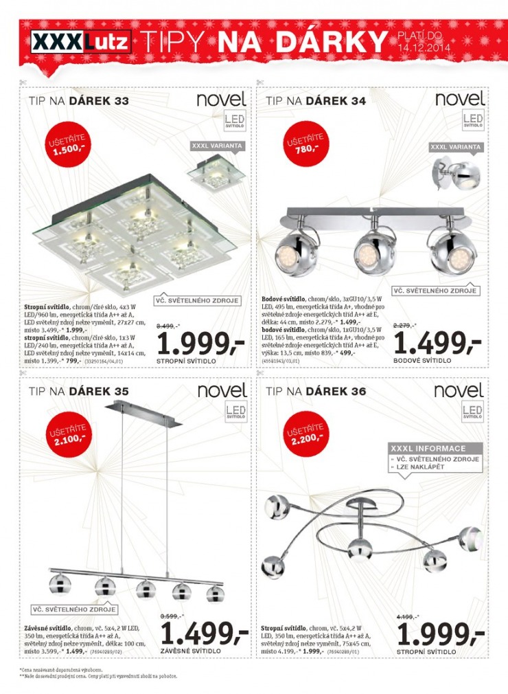 let�k XXXLutz Aktu�ln� prospekt od 1.12.2014 strana 1