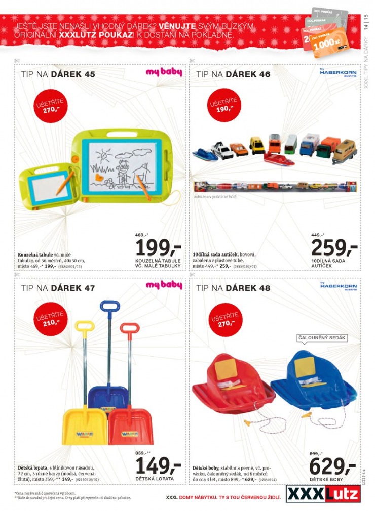 let�k XXXLutz Aktu�ln� prospekt od 1.12.2014 strana 1