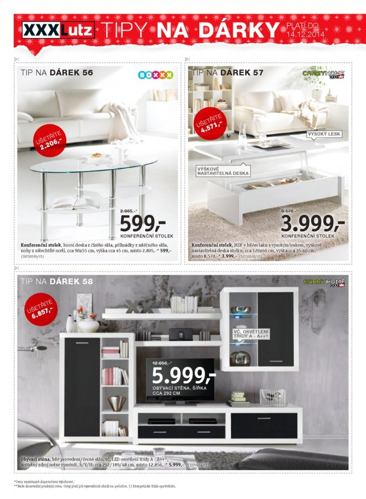 let�k XXXLutz Aktu�ln� prospekt od 1.12.2014 strana 1