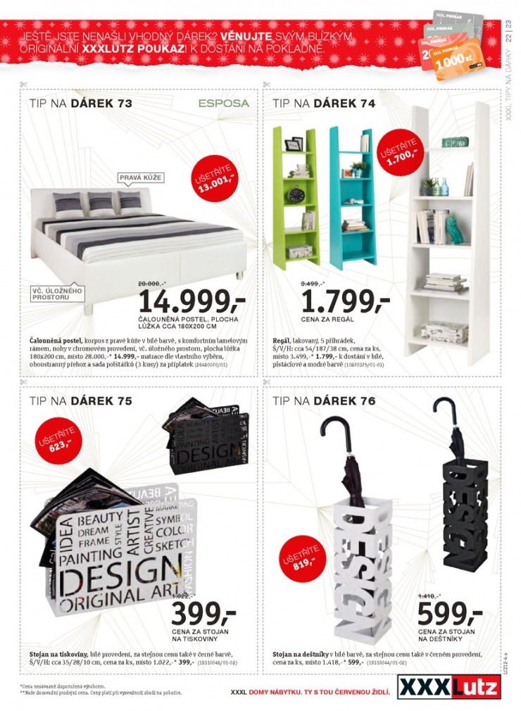 let�k XXXLutz Aktu�ln� prospekt od 1.12.2014 strana 1