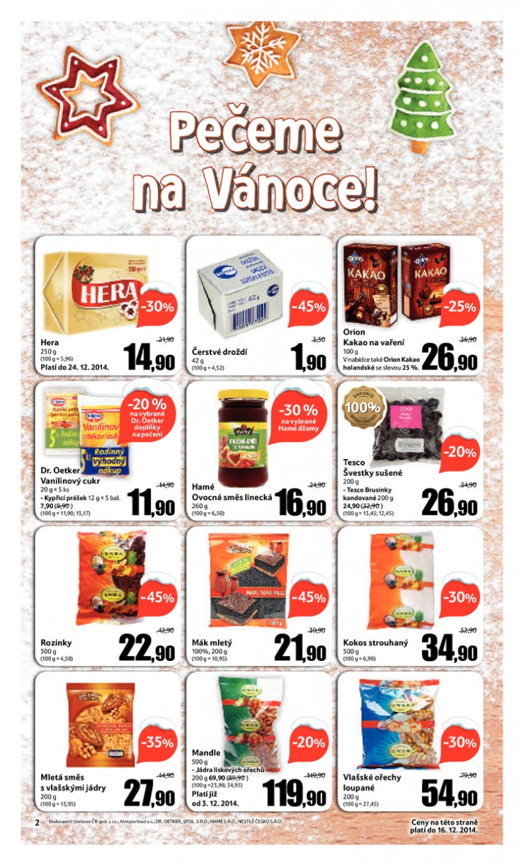 leták Tesco supermarkety od 10.12.2014 strana 1 leták Tesco supermarkety od 10.12.2014 strana 1