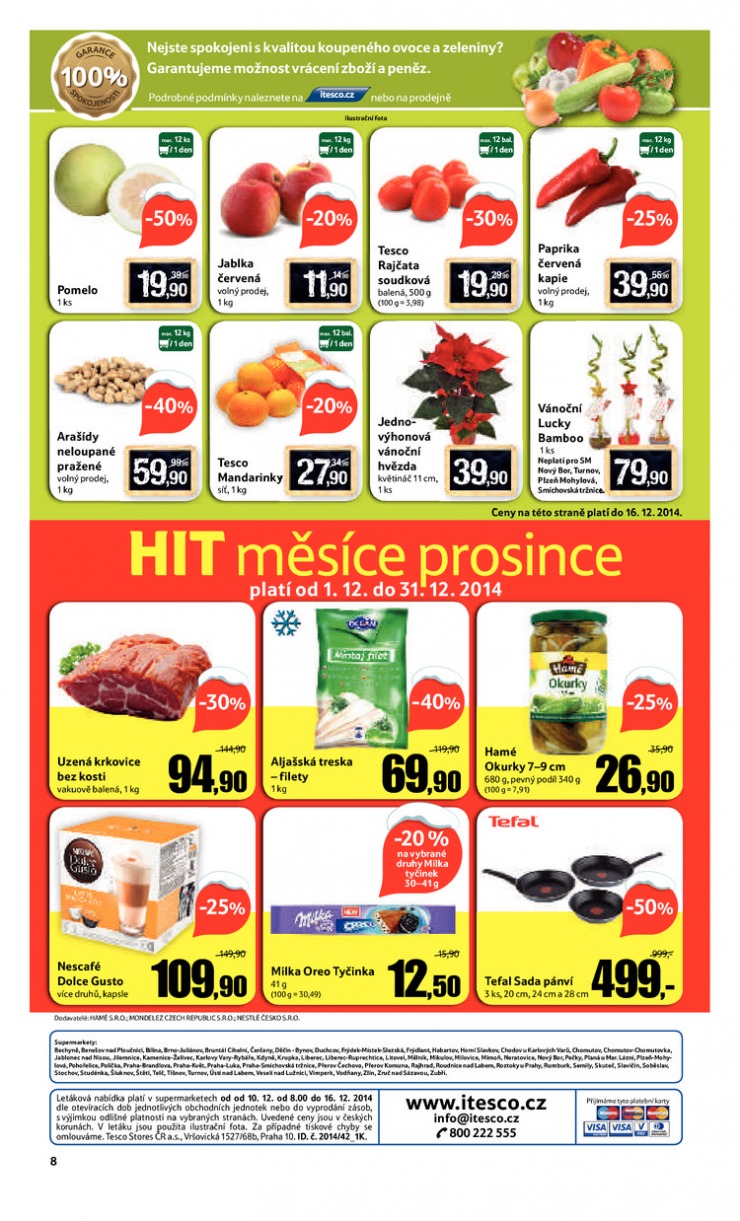 leták Tesco supermarkety od 10.12.2014 strana 1 leták Tesco supermarkety od 10.12.2014 strana 1