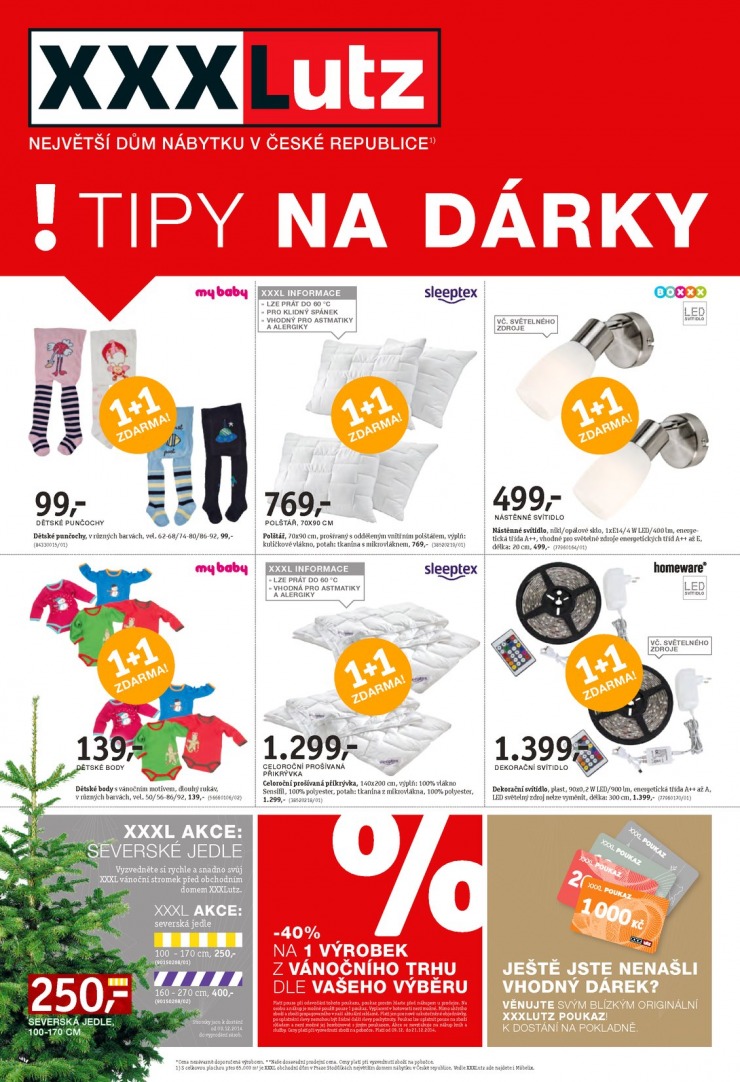letk XXXLutz Aktuln prospekt od 8.12.2014 strana 1