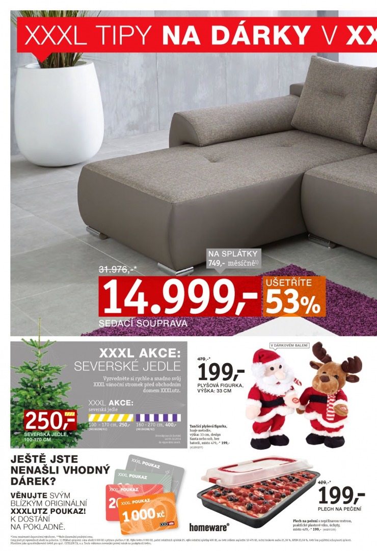 leták XXXLutz Aktuální prospekt od 8.12.2014 strana 1 leták XXXLutz Aktuální prospekt od 8.12.2014 strana 1