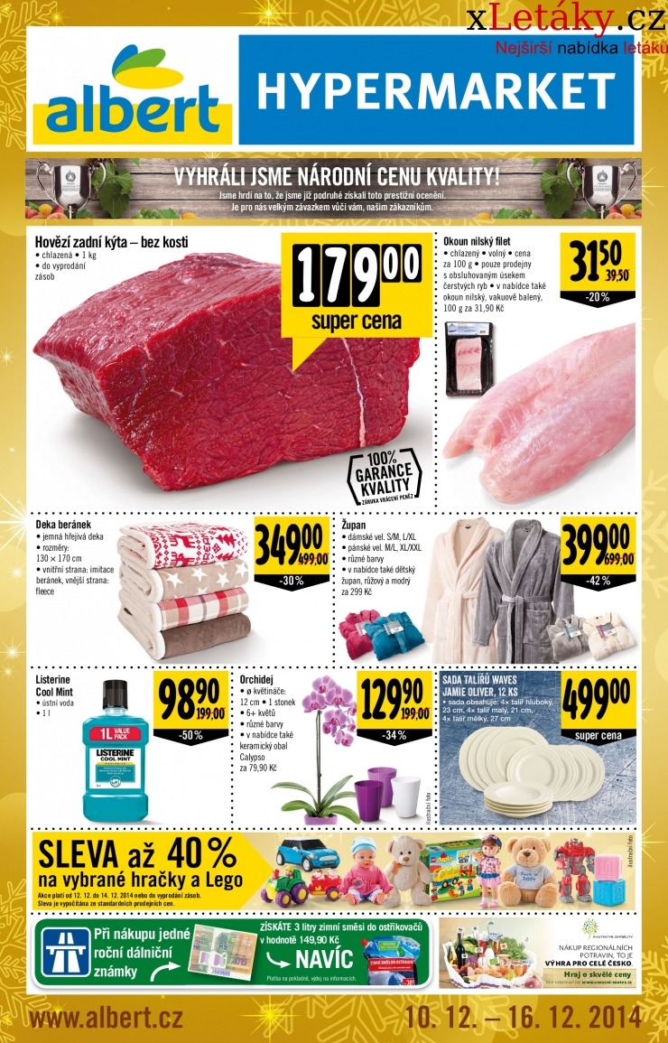 leták Albert Hypermarket leták strana 1 leták Albert Hypermarket leták strana 1