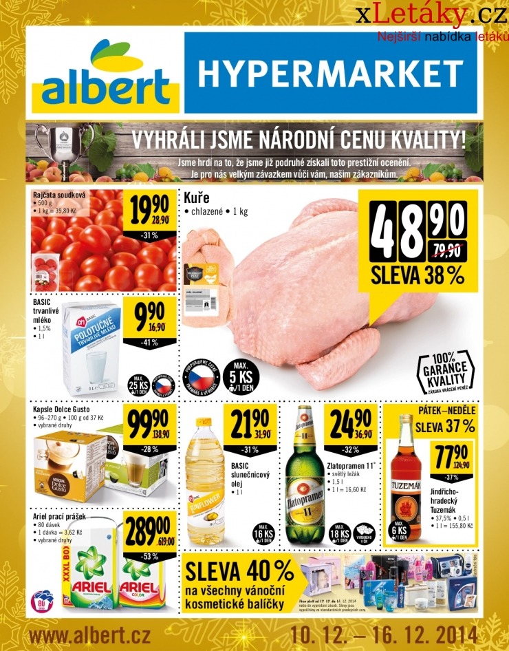 leták Albert Hypermarket leták strana 1 leták Albert Hypermarket leták strana 1